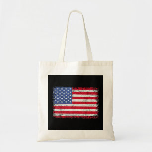 USA Patriotic American Flag For Men Women Kids Boy Tote Bag