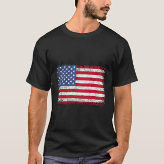 Usa Patriotic American Flag For Us T-Shirt