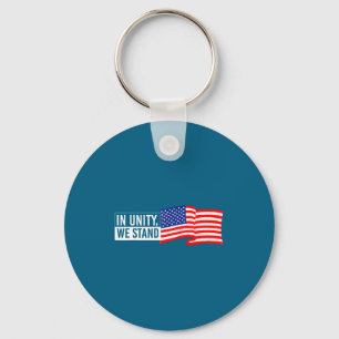 Usa Patriotic American Flag Freedom Key Ring