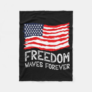 Usa patriotic - american flag freedom - pride fleece blanket