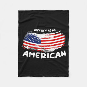 Usa patriotic - american flag freedom - pride fleece blanket