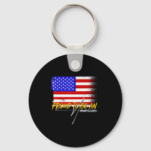 Usa patriotic - american flag freedom - pride key ring