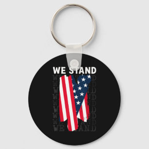 Usa patriotic - american flag freedom - pride key ring