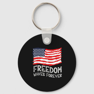 Usa patriotic - american flag freedom - pride key ring