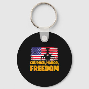 Usa patriotic - american flag freedom - pride key ring