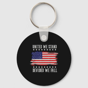 Usa patriotic - american flag freedom - pride key ring