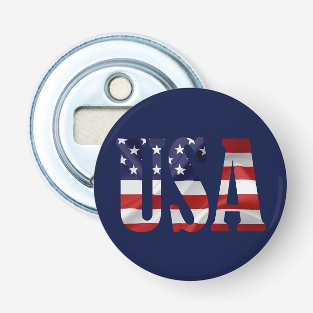 USA Patriotic Bottle Opener (Front)