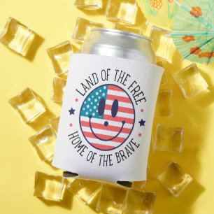 USA Patriotic  Can Cooler