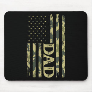 Usa Patriotic Dad Father's Day American Flag 4th O Mouse Pad