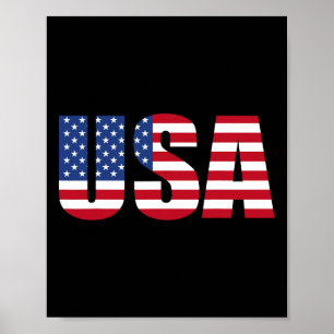 Usa Patriotic For Women Girls Kids Men  Poster