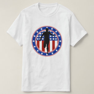 USA Patriotic MARATHON / RELAY RUN T-Shirt