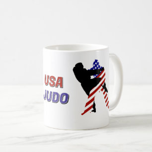 USA Patriotic Martial Arts / Judo Coffee Mug