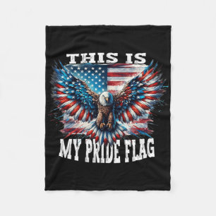 Usa Patriotic Mens American Flag Usa Eagle Flag 4t Fleece Blanket