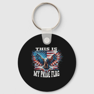 Usa Patriotic Mens American Flag Usa Eagle Flag 4t Key Ring