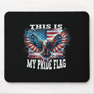 Usa Patriotic Mens American Flag Usa Eagle Flag 4t Mouse Pad
