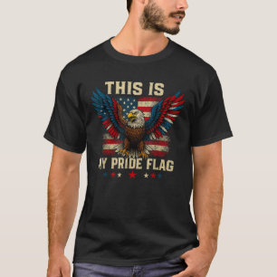USA Patriotic Mens American Flag USA Eagle Flag 4t T-Shirt