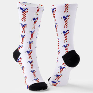 USA Patriotic MEN'S GOLF Socks