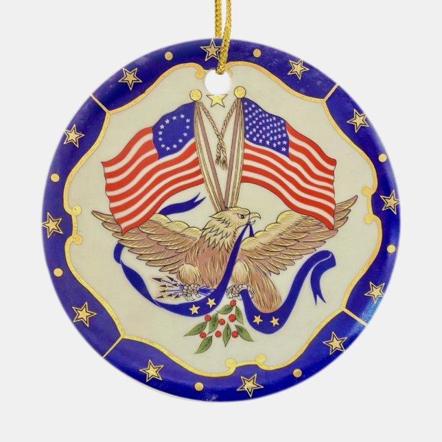USA Patriotic Ornament (Front)