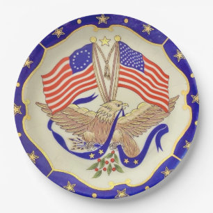 USA Patriotic Party Plate