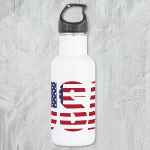 USA Patriotic Personalised 18oz. 532 Ml Water Bottle