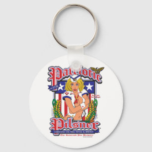 USA/Patriotic Pilsner Key Ring