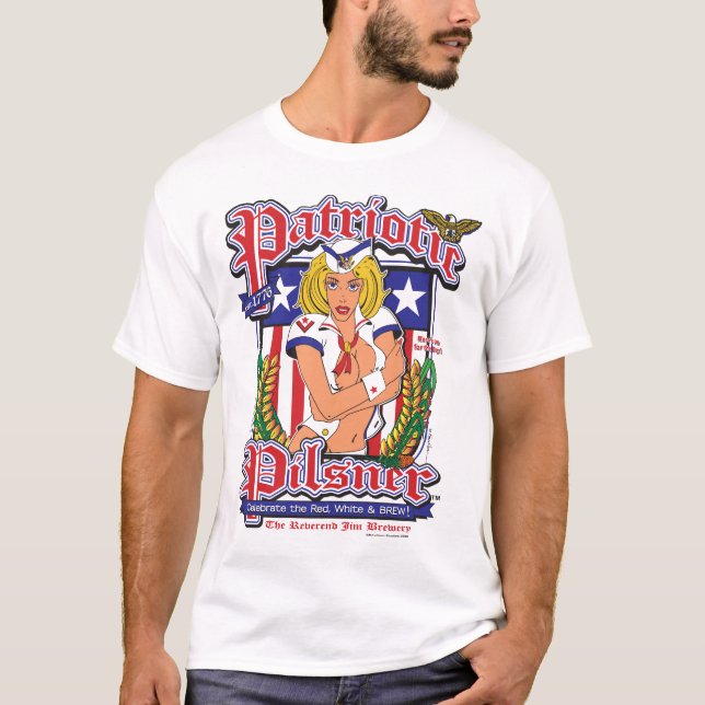 USA Patriotic Pilsner T-Shirt (Front)