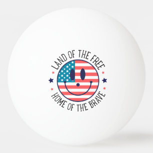 USA Patriotic Ping Pong Ball