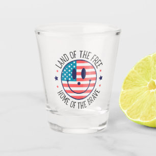 USA Patriotic Shot Glass