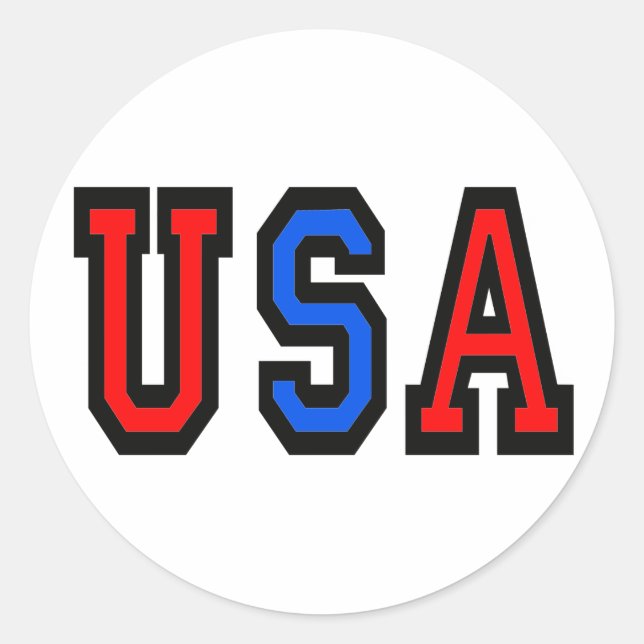 USA Patriotic Stickers (Front)