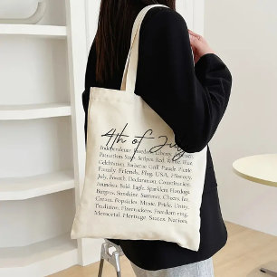 USA Patriotic Tote Bag, 4th of July America Gift Bag