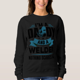 USA Patriotic Welder Daddy Father's Day Sweatshirt