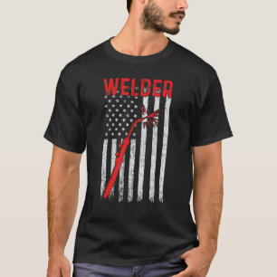 Usa Patriotic Welder Welding Graphic Cool Fourth O T-Shirt