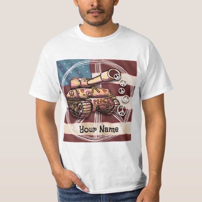 USA Peace Tank t-shirt (Front)