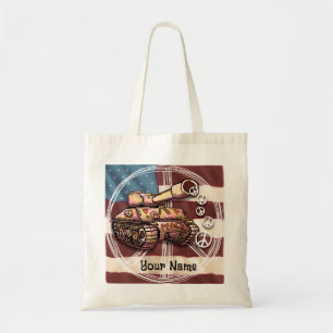 USA Peace Tank Tote Bag