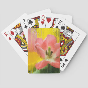 USA, Pennsylvania. Abstract tulip impression Playing Cards