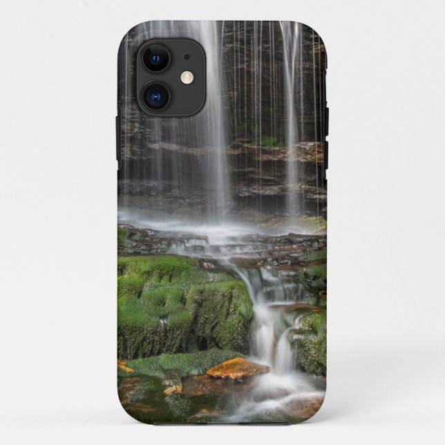 USA, Pennsylvania, Benton. Delicate Waterfall Case-Mate iPhone Case (Back)