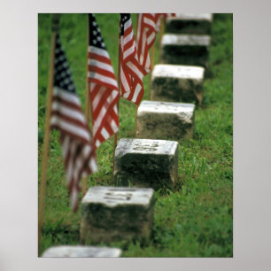 USA, Pennsylvania, Gettysburg. Civil war Poster