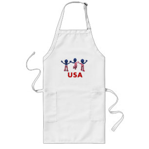 USA People Long Apron