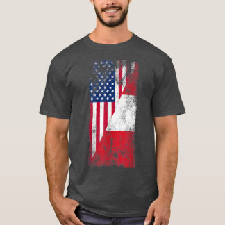 USA Peru FlagsUnited States of America, Peruvian T-Shirt