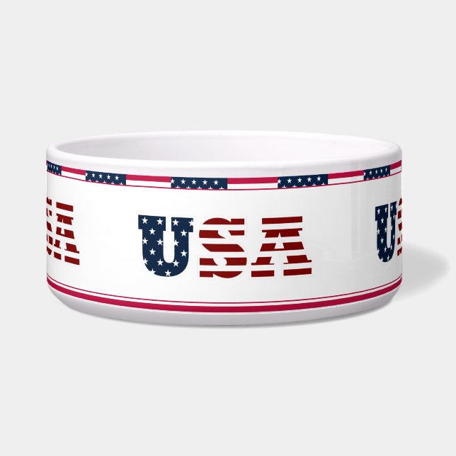 USA Pet Bowl (Front)