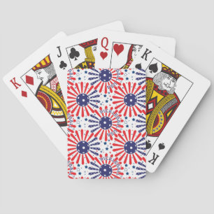 USA pickleball pattern,  Playing Cards