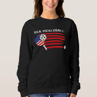 USA Pickleball Player Paddle Sweatshirt