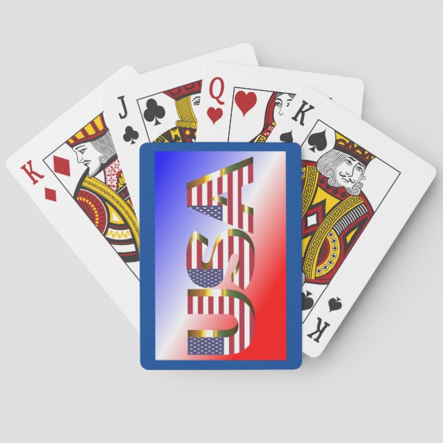USA PLAYING CARDS (Back)