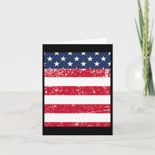 Usa Pocket With American Flag For 4th Of July  Card