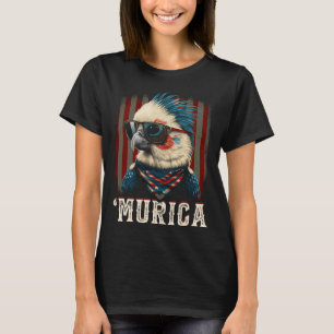 Usa Pocket With American Flag For 4th Of July T-Shirt