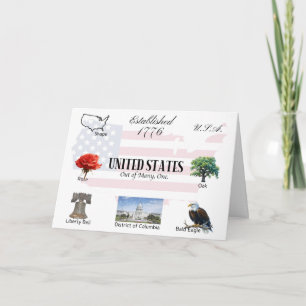 USA Postcard   United States of America