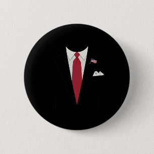 Usa President Trump Suit Easy Halloween Costume 1 6 Cm Round Badge
