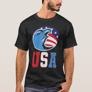 Usa Pride American Eagle Independence Day 4th Of J T-Shirt