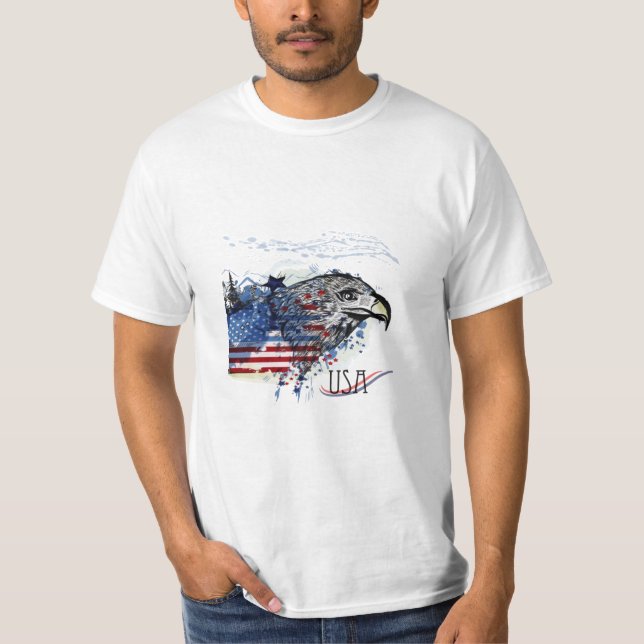 USA Pride Graphic  Tee (Front)