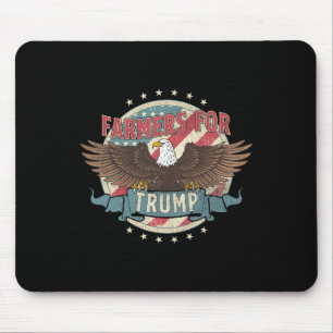 Usa Pride Patriot Farmers For Trump Mouse Pad